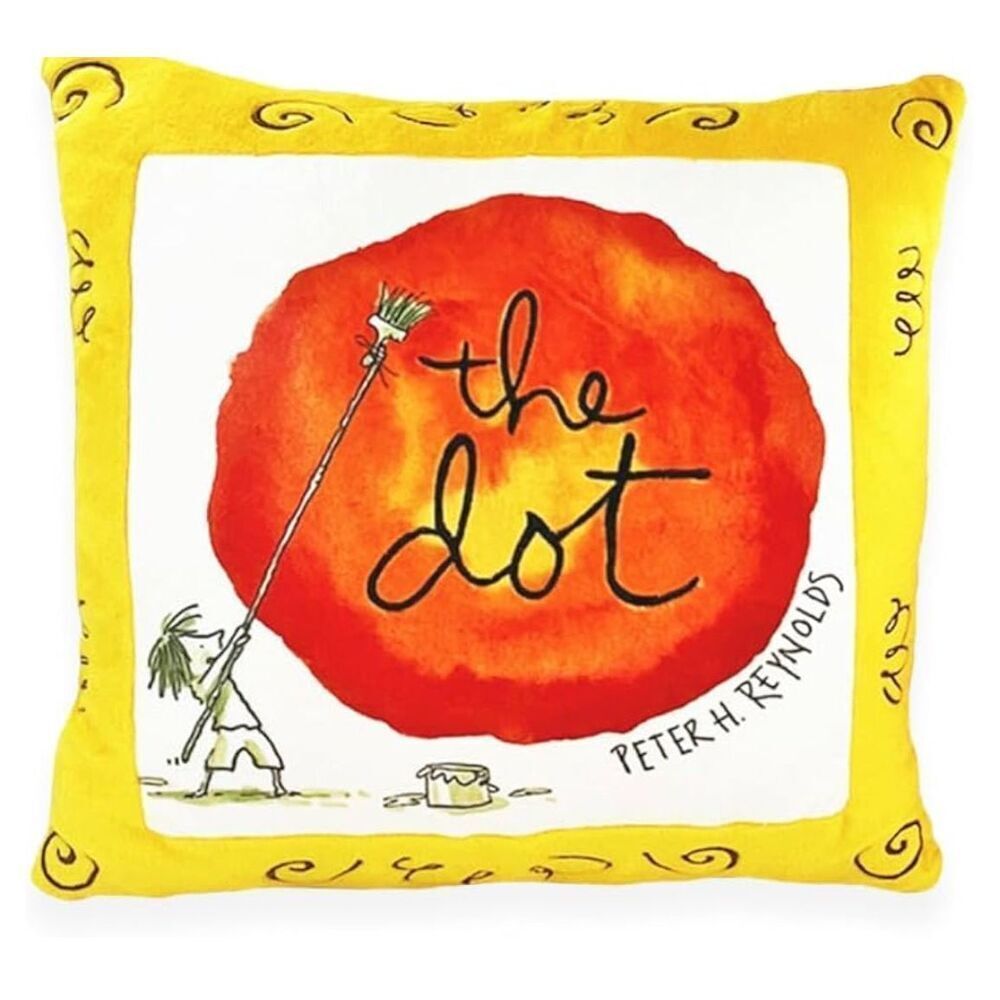 NEW The Dot Cover Stories 12” Actual pillow Peter H. Reynolds